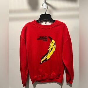 Red sweatshirt